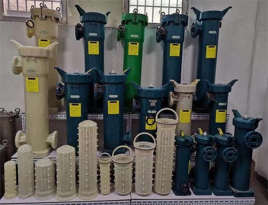 60KG PP Bag Filter For Sulfuric Acid And Hydrochloric Acid Processing